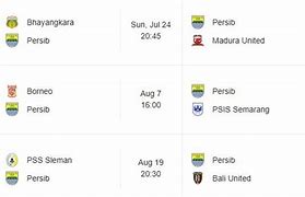 Jadwal Lengkap Persib Afc 2024